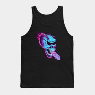 Sonic Skull - Blue Mayhem Tank Top